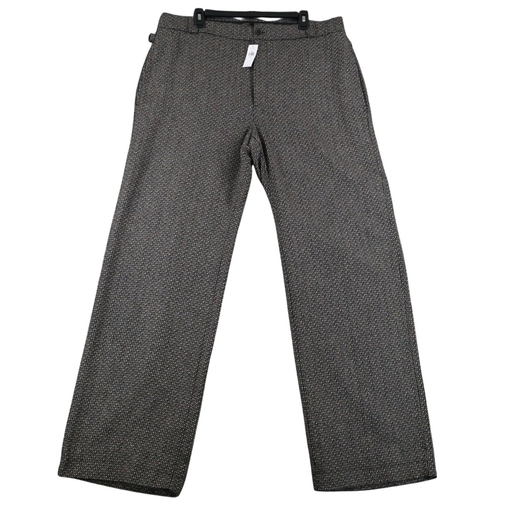 Banana Republic Pants Womens 16 Tweed Wool Blend Wide Leg Office Wear
